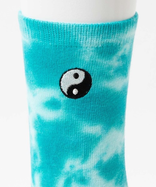 WEGO（ウィゴー）の「WEGO/ワンポイント刺繍タイダイソックス（ソックス/靴下・レディース・その他2/その他4/その他1/その他3・FREE）」の7枚目の写真