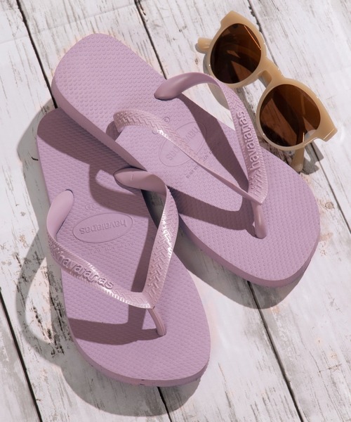 havaianas（ハワイアナス）の「WEGO/Havaianas TOP ビーチサンダル（サンダル・メンズ・ブラック/パープル/ライトピンク/レッド/ライトパープル・X-SMALL/MEDIUM/X-LARGE/LARGE/SMALL）」の3枚目の写真