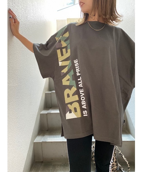one way(ワンウェイ)の「BRAVERオーバーTワンピ(ワンピース)」|スミクロ