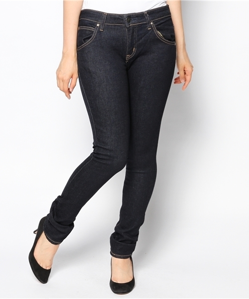 SHIPS for women（シップスフォーウィメン）の「LEE:スキニーデニム（デニムパンツ・レディース・ブルー/ダークブルー・X-SMALL/MEDIUM/SMALL）」の2枚目の写真