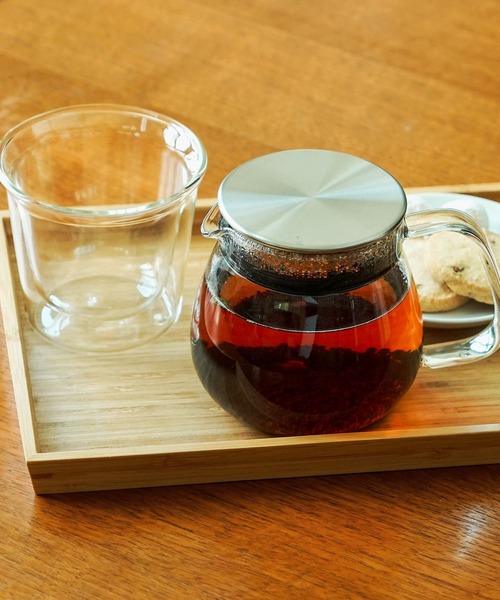 KINTO(キントー)の「KINTO キントー ワンタッチティーポット 急須 クリア 460ml(キッチンツール・レディース・その他・FREE)」の9枚目の写真