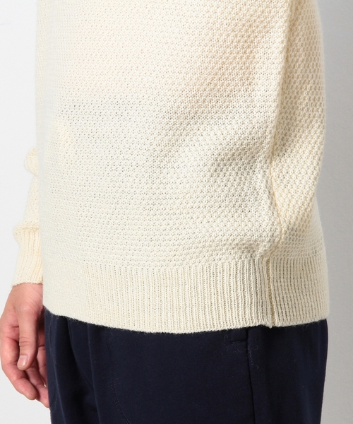 coen（コーエン）の「【MBC】マリンリンクスクルーネックニットプルオーバー（ニット/セーター・メンズ・ネイビー/ベージュ・LARGE/SMALL/X-LARGE/MEDIUM）」の5枚目の写真