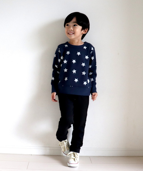 SKAPE（エスケープ）の「ﾎｼｿｳｶﾞﾗﾄﾚｰﾅｰ（スウェット・キッズ・ネイビー/ブラック・110cm/100cm/120cm/130cm/80ｃｍ/90cm）」の8枚目の写真