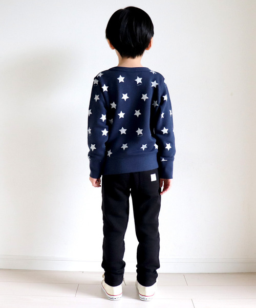 SKAPE（エスケープ）の「ﾎｼｿｳｶﾞﾗﾄﾚｰﾅｰ（スウェット・キッズ・ネイビー/ブラック・110cm/100cm/120cm/130cm/80ｃｍ/90cm）」の9枚目の写真