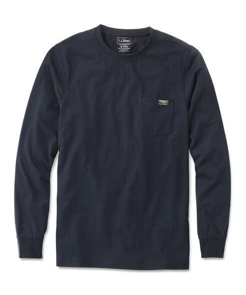 L.L.Bean（エルエルビーン）の「ジャパン・フィット　ケアフリー・アンシュリンカブル・ティ、カタディン・ラベル（Tシャツ/カットソー・メンズ・ダークネイビー/ヘザーグレー/ホワイト/エメラルドブルー/ネイビー系/ブラック・SMALL/MEDIUM/LARGE/X-LARGE/XX-LARGE）」の6枚目の写真