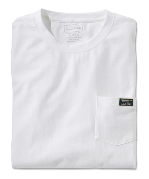 L.L.Bean（エルエルビーン）の「ジャパン・フィット　ケアフリー・アンシュリンカブル・ティ、カタディン・ラベル（Tシャツ/カットソー・メンズ・ダークネイビー/ヘザーグレー/ホワイト/エメラルドブルー/ネイビー系/ブラック・SMALL/MEDIUM/LARGE/X-LARGE/XX-LARGE）」の19枚目の写真