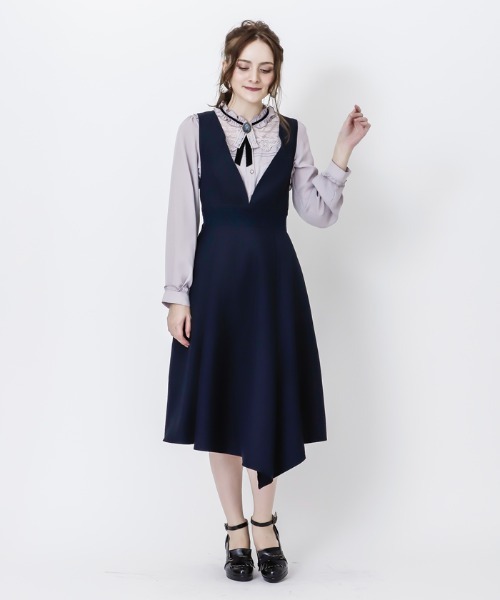 axes femme（アクシーズファム）の「アシンメトリーヘム