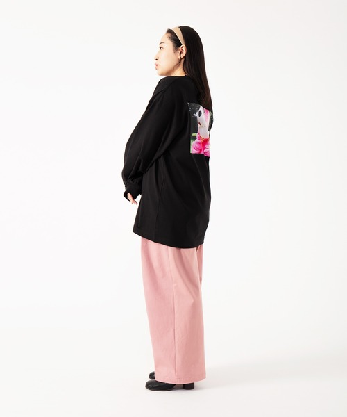 reI'm(リアイム)の「【ものまねタレント 丸山礼】ワンダーシェイプ タック入りワイドパンツ(その他パンツ・レディース・ブラック/ダークグリーン/バーガンディー/スモークピンク・M/L/XL)」の15枚目の写真