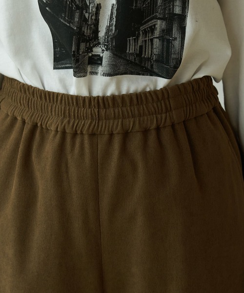 ROPE' PICNIC（ロペピクニック）の「【WEB限定36サイズ】起毛ツイルジョグパンツ（その他パンツ・レディース・オフホワイト/カーキ/ライトグリーン/ダークラベンダー/ブルー系その他4・40/38/36）」の10枚目の写真