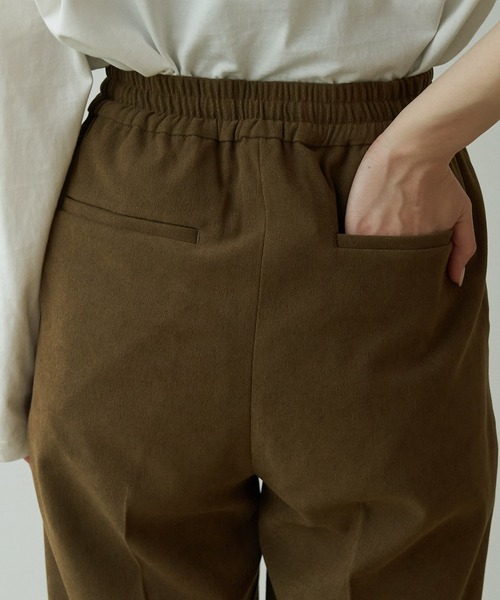 ROPE' PICNIC（ロペピクニック）の「【WEB限定36サイズ】起毛ツイルジョグパンツ（その他パンツ・レディース・オフホワイト/カーキ/ライトグリーン/ダークラベンダー/ブルー系その他4・40/38/36）」の13枚目の写真