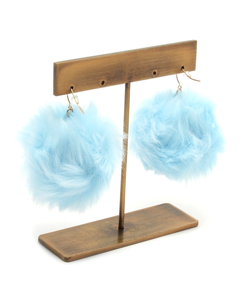 WEGO（ウィゴー）の「WEGO/ミニファーピアス（ピアス（両耳用）・レディース・ホワイト/ブラック/サックスブルー/パープル/ピンク・FREE）」の7枚目の写真