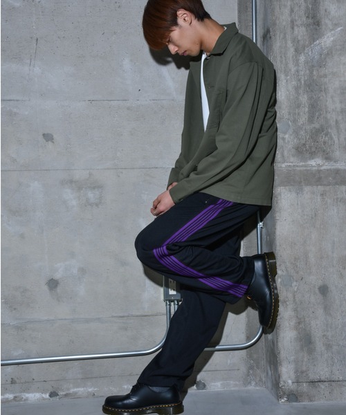 Satellite(サテライト)の「Satellite/サテライト トラックパンツ JERY SIDE LINE TRACK WIDE(その他パンツ・メンズ・ブラック×ホワイト/ブラック×パープル/ブラック×レッド・L/M/LL)」の15枚目の写真