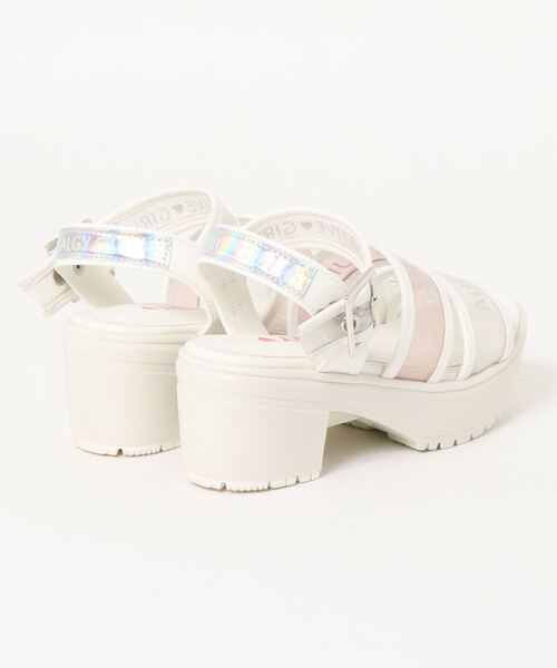 algy（アルジー）の「【ALGY】ロゴ入りワイドベルトヒールサンダル（サンダル・キッズ・イエロー/ピンク/ブラック/ホワイト・23.0cm/19.0cm/20.0cm/21.0cm/22.0cm/24.0cm）」の13枚目の写真