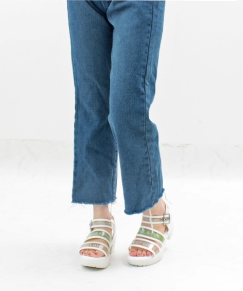 algy（アルジー）の「【ALGY】ロゴ入りワイドベルトヒールサンダル（サンダル・キッズ・イエロー/ピンク/ブラック/ホワイト・23.0cm/19.0cm/20.0cm/21.0cm/22.0cm/24.0cm）」の18枚目の写真