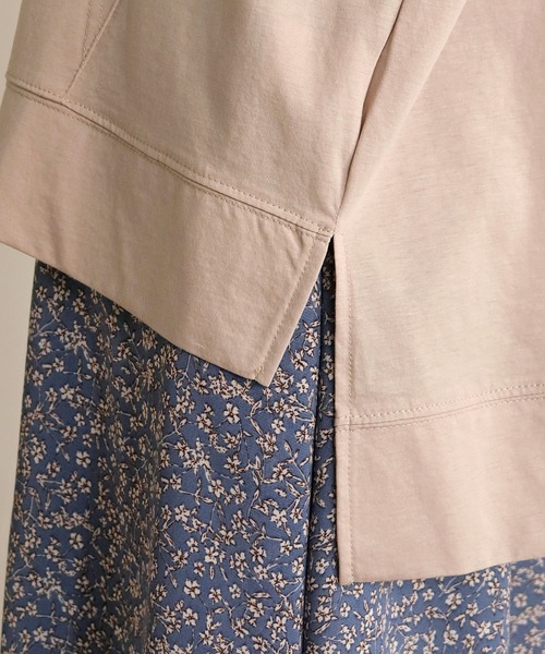 HER CLOSET(ハークローゼット)の「【HERCLOSET】綿100%のシルケット加工プルオーバーパーカー(パーカー・レディース・ホワイト/ライトグレー/ブラック/グレイッシュベージュ/ブルーグリーン・M)」の9枚目の写真