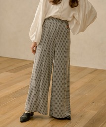 パイピングパターンワイドパンツ／【WEB/EC限定商品】