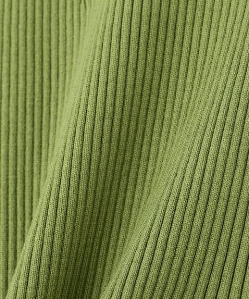 N.（N. Natural Beauty Basic）（エヌエヌナチュラルビューティーベーシック）の「タックショルダーボトルネックリブニット（ニット/セーター・レディース・ホワイト/パープル/グレー/グリーン・MEDIUM）」の10枚目の写真