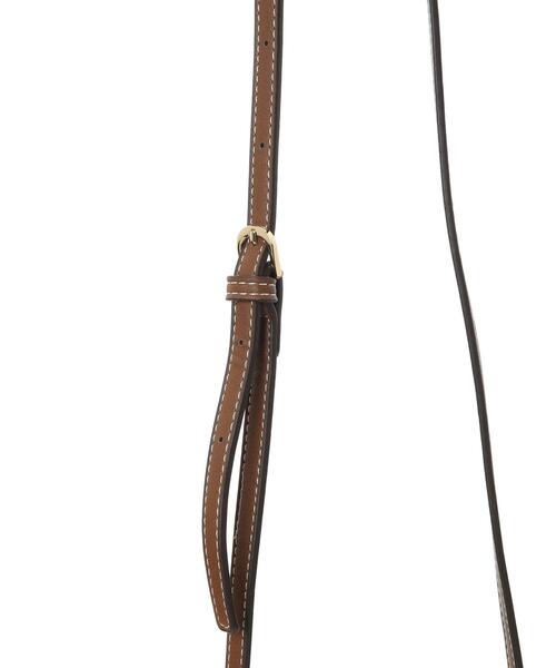 koe（コエ）の「キャンバスドロストショルダーバッグ*（ショルダーバッグ・レディース・ブラック/ブラウン・FREE）」の7枚目の写真