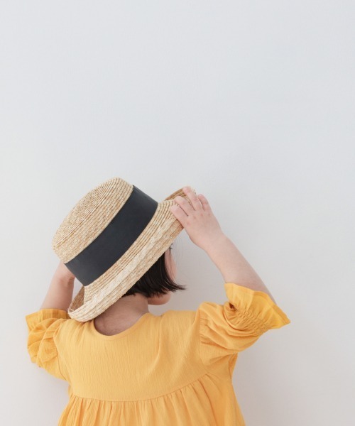 LOWRYS FARM（ローリーズファーム）の「ブレードＨＡＴ　934333（ハット・キッズ・ブラック/オフホワイト・FREE）」の2枚目の写真