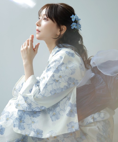 しつけ付き　綿　コーマ　本染浴衣　浴衣　着物　夏物　174㎝　茶色　黒　カラー しつけ付き 綿 コーマ 本染浴衣 浴衣 着物 夏物 174㎝ 茶色 黒