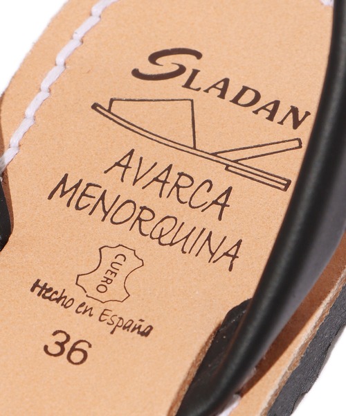 ROOPTOKYO(ループトウキョウ)の「SLADAN/スラダン LEATHER SANDALS レザー サンダル フラットサンダル(サンダル・レディース・ホワイト/ブラック・37/36)」の9枚目の写真
