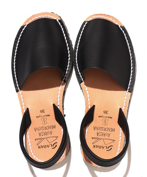 ROOPTOKYO(ループトウキョウ)の「SLADAN/スラダン LEATHER SANDALS レザー サンダル フラットサンダル(サンダル・レディース・ホワイト/ブラック・37/36)」の11枚目の写真