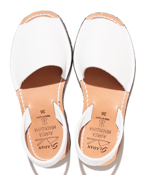 SLADAN/スラダン LEATHER SANDALS レザー サンダル フラット