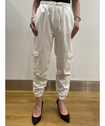 GAP | リネン混ジョガーパンツ(カーゴパンツ)