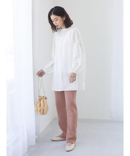 Sugar spoon(シュガースプーン)の「・SUGAR SPOON コットンニットリブパンツ*(その他パンツ・レディース・ブラック/ベージュ/ピンク/グリーン系その他2・FREE)」の7枚目の写真