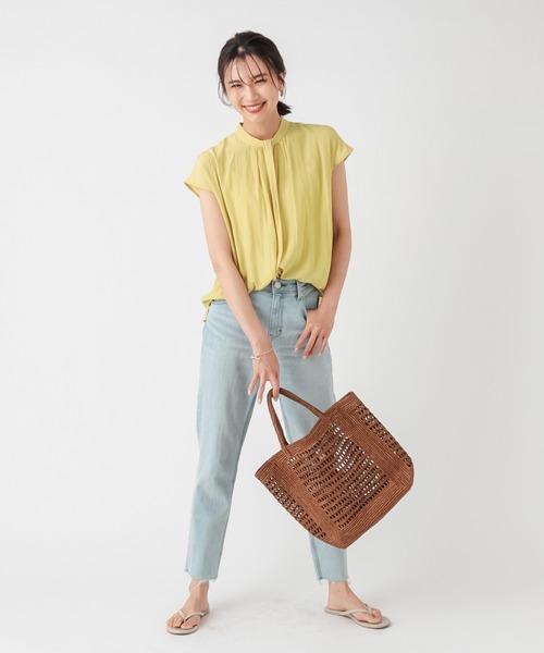 MAISON N.H PARIS（メゾンエヌアッシュパリ）の「【MAISON N.H PARIS(メゾン・エヌ・アッシュ・パリ)】ラフィアトート（トートバッグ・レディース・ブラック/ブラウン・FREE）」の17枚目の写真