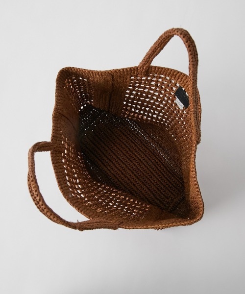 MAISON N.H PARIS（メゾンエヌアッシュパリ）の「【MAISON N.H PARIS(メゾン・エヌ・アッシュ・パリ)】ラフィアトート（トートバッグ・レディース・ブラック/ブラウン・FREE）」の12枚目の写真