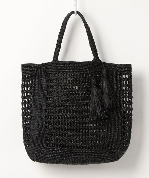 MAISON N.H PARIS（メゾンエヌアッシュパリ）の「【MAISON N.H PARIS(メゾン・エヌ・アッシュ・パリ)】ラフィアトート（トートバッグ・レディース・ブラック/ブラウン・FREE）」の18枚目の写真