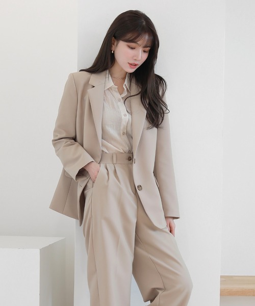 Moda Club SUMINO ブラウン ジャケット スカート セットアップ ミニスカ&ジャケット セットアップ レディース