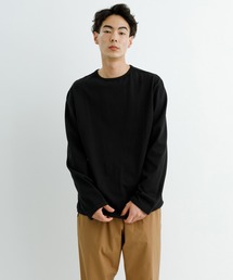ADAM ET ROPE'（アダムエロペ）の「《WEB限定》【ANYANY】前後表裏一体 ロングT（Tシャツ/カットソー）」