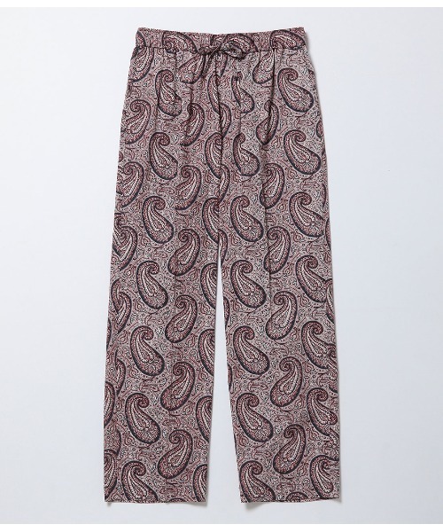 ADAM ET ROPE'(アダムエロペ)の「ペイズリーブロード テーパードイージーパンツ(その他パンツ・メンズ・ブラウン系その他/レッド系その他・M/L)」の1枚目の写真