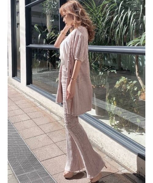 RESEXXY（リゼクシー）の「鈎針風パンツ【セットアップ着用可能】（その他パンツ・レディース・ホワイト/ブラック/ピンク・FREE）」の22枚目の写真