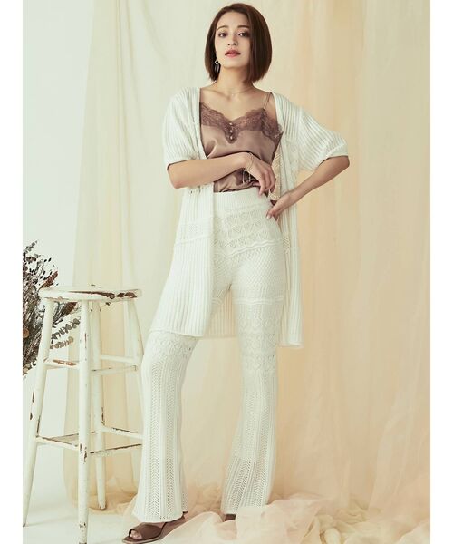 RESEXXY（リゼクシー）の「鈎針風パンツ【セットアップ着用可能】（その他パンツ・レディース・ホワイト/ブラック/ピンク・FREE）」の19枚目の写真