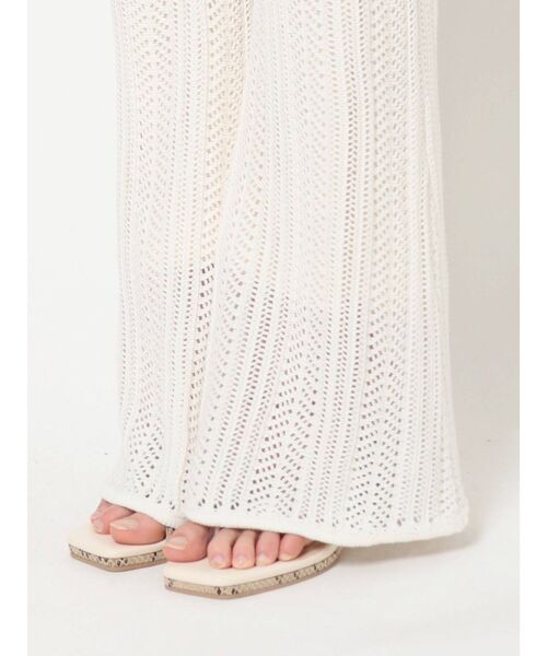 RESEXXY（リゼクシー）の「鈎針風パンツ【セットアップ着用可能】（その他パンツ・レディース・ホワイト/ブラック/ピンク・FREE）」の10枚目の写真