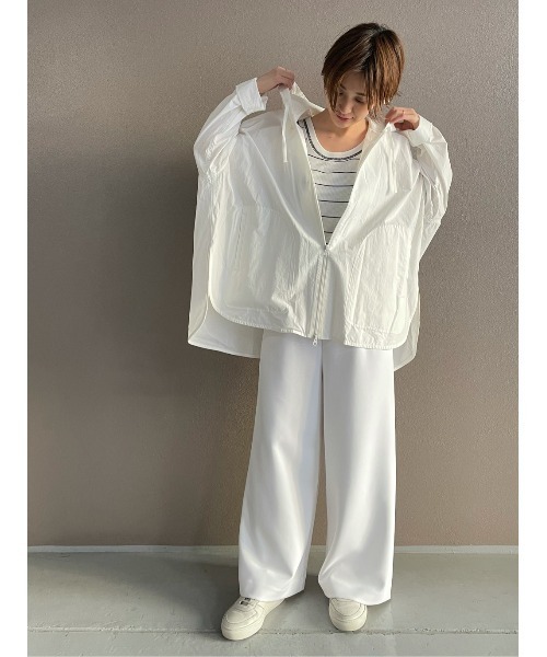 BEARDSLEY ホワイトパンツ BEARDSLEY（ビアズリー）の「レースイージーパンツ（その他パンツ