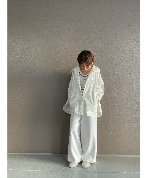 BEARDSLEY （ビアズリー）ブークレダンボールパンツ BEARDSLEY（ビアズリー）の「ウエストリブ ブークレダンボール