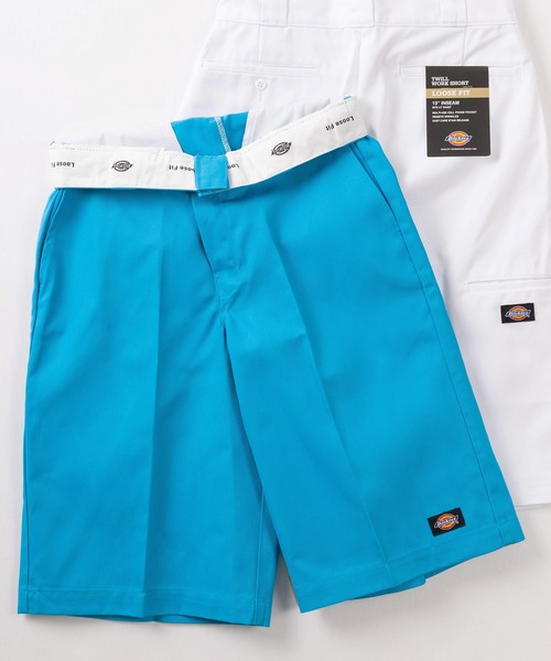 Dickies（ディッキーズ）の「【73】【Dickies/ディッキーズ】 ワイドルーズ TCツイルショーツ/ スケーターショートパンツ（チノパンツ・メンズ・チャコールグレー/ブラック/ダークブラウン/ベージュ/オリーブ/ダークグリーン/パープル/ホワイト/ダークネイビー/ライトイエロー/ライトグリーン/オレンジ/ブルー/イエロー/ピンク/レッド/グリーン/ライトブルー/ネイビー/パープル系/イエロー系/ダークグリーン系/グリーン系/ベージュ系/ブラウン系/ブラック系・32inch/30inch/28inch/34inch/36inch）」の15枚目の写真