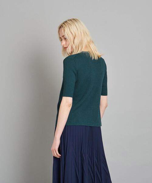 Steven Alan（スティーブンアラン）の「＜Steven Alan＞RIB V NECK CARDIGAN/カーディガン（カーディガン/ボレロ・レディース・ダークグリーン/ブラウン・FREE）」の8枚目の写真