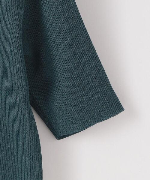 Steven Alan（スティーブンアラン）の「＜Steven Alan＞RIB V NECK CARDIGAN/カーディガン（カーディガン/ボレロ・レディース・ダークグリーン/ブラウン・FREE）」の15枚目の写真