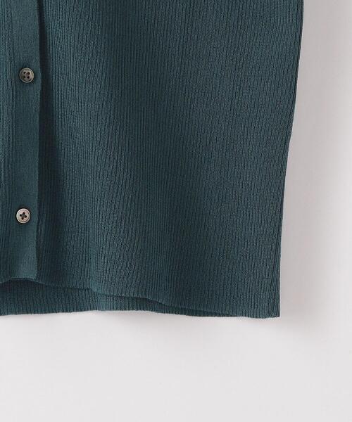 Steven Alan（スティーブンアラン）の「＜Steven Alan＞RIB V NECK CARDIGAN/カーディガン（カーディガン/ボレロ・レディース・ダークグリーン/ブラウン・FREE）」の16枚目の写真
