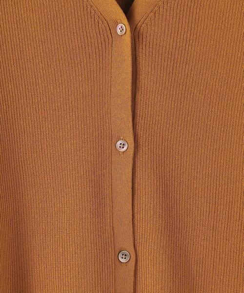 Steven Alan（スティーブンアラン）の「＜Steven Alan＞RIB V NECK CARDIGAN/カーディガン（カーディガン/ボレロ・レディース・ダークグリーン/ブラウン・FREE）」の19枚目の写真