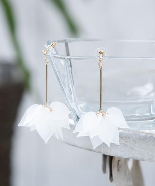 セール】草花モチーフピアス（ピアス（両耳用））｜juweel