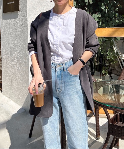 StyleSea（スタイルシー）の「ノーカラージャケット（ノーカラー