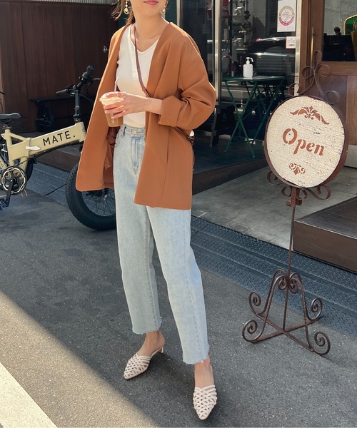 Style sea ノーカラージャケット StyleSea（スタイルシー）の「ノーカラージャケット（ノーカラー
