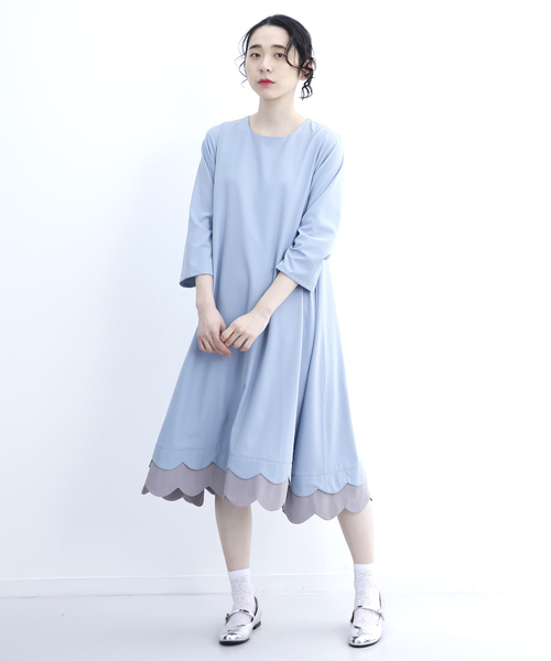 ブランド古着 7分袖ワンピース ワンピース Merlot Plus メルロープリュス のファッション通販 Zozoused