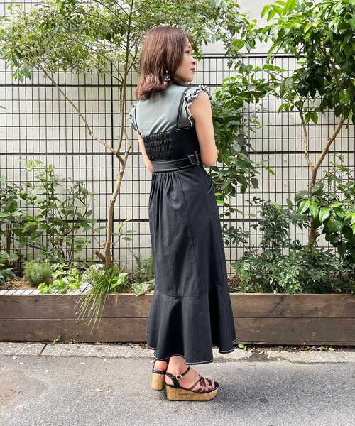 MAJESTIC LEGON（マジェスティックレゴン）の「petitメロウトップス（Tシャツ/カットソー・レディース・オフホワイト/グリーン/ライトグレー/ブラック・SMALL/MEDIUM）」の11枚目の写真